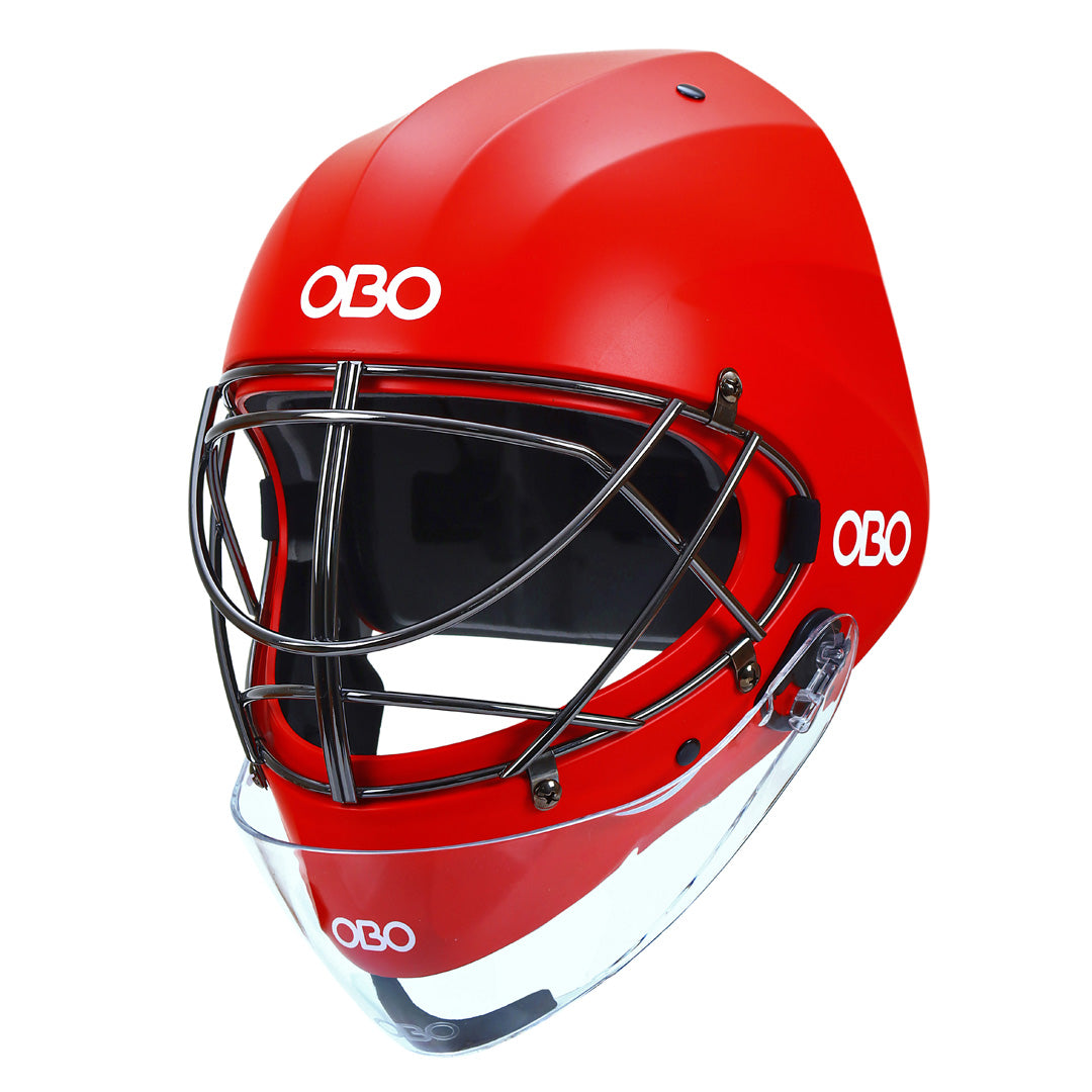OBO ABS Hockey Goalkeeping Helmet - Red – OBO UK
